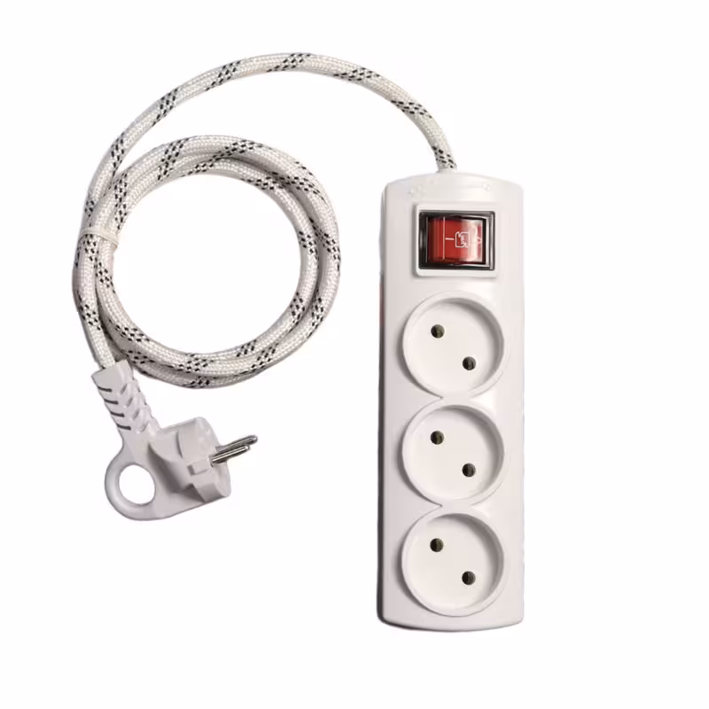 سه راهی برق کاوه مدل کنفی پارچه‌ای کد 1/5M | کالا مکس