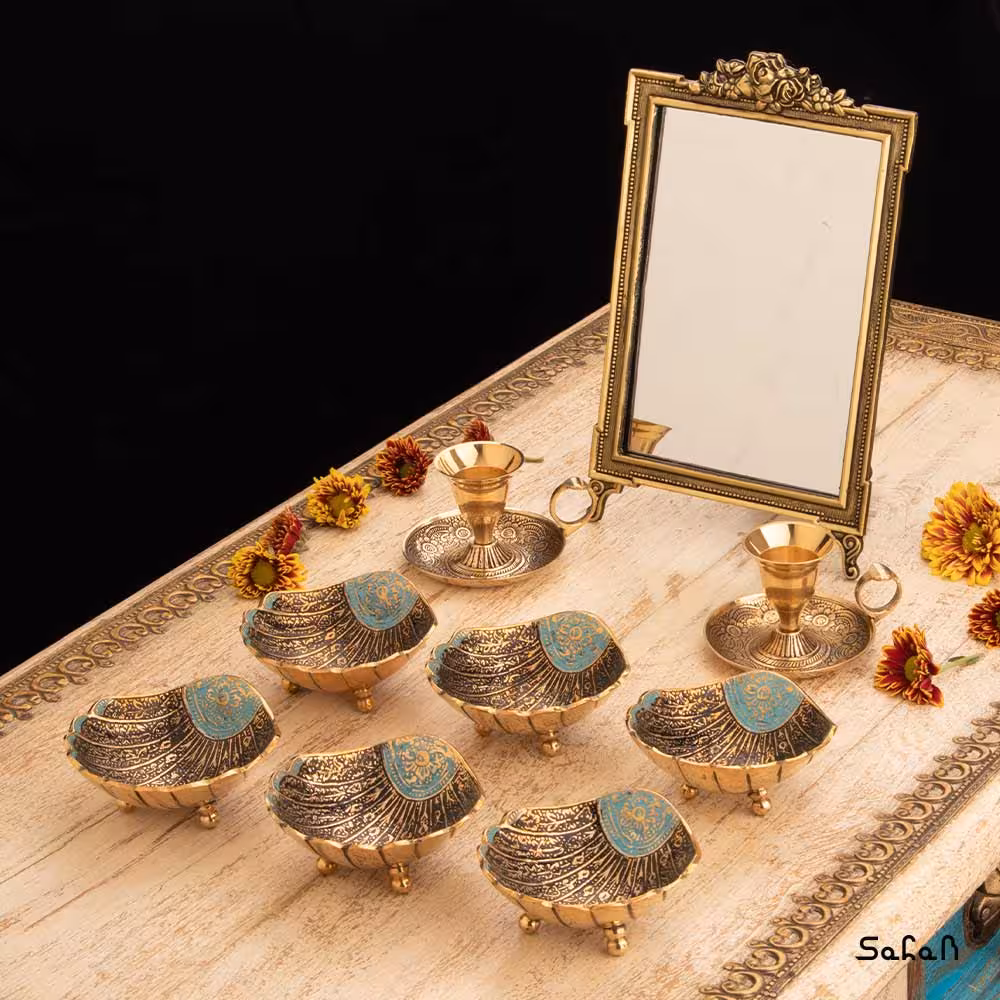 ست هفت سین میناکاری کد 1055