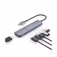 هاب 6 پورت لنشن مدل Lention USB-C Hub CE35SH