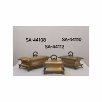 شکلات خوری دربدار کمر باریک برنجی ساریس 441120