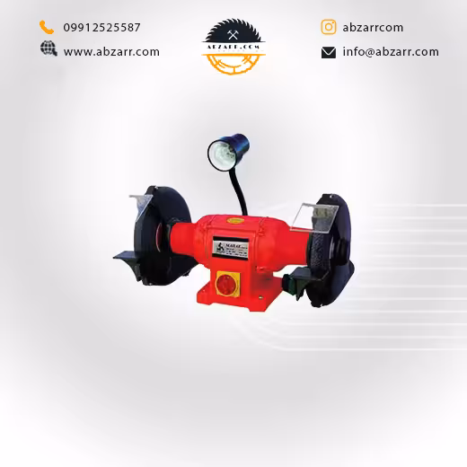 ماشین سنگ سنباده 300 میلیمتر چراغ دار سه فاز محک مدل GD-300 HL (( اقساط یک ساله ))