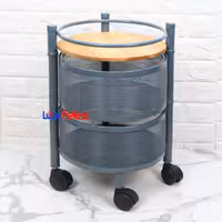 جا پیازی کوتیرو مدل 2 طبقه چوب فلز