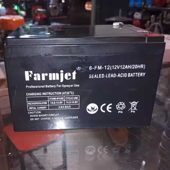 باطری 12ولت 12امپر farmjet