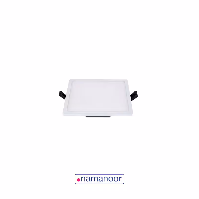 پنل سقفی توکار 8 وات مربع نمانور