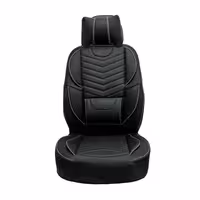 روکش صندلی سمند جدید مشکی دوخت طوسی سناتور
