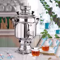 سماور گازی 6 لیتر عالی نسب مدل آتریس سیمین