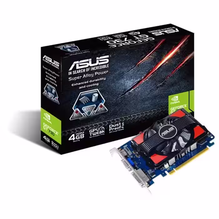 کارت گرافیک ایسوس مدل GT730 4G D3