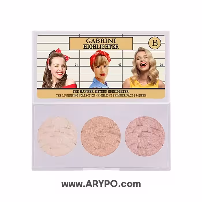 پالت هایلایتر سه عددی سری B گابرینی