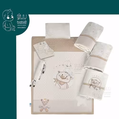 سرویس خواب هفت تیکه رزبرن Teddy Bear Rose Born