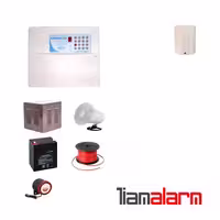 پکیج دزدگیر اماکن باسیم مدل فایواستار سیم کارتی و تلفنیFS206PR1