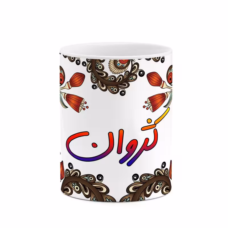 ماگ   اسم کژوان  سنتی گل و بته کد mgh46585