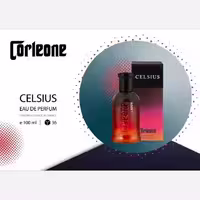 ادکلن مردانه کورلئونه سلسیوس مدل Celsius حجم 100 میل رایحه فارهایت