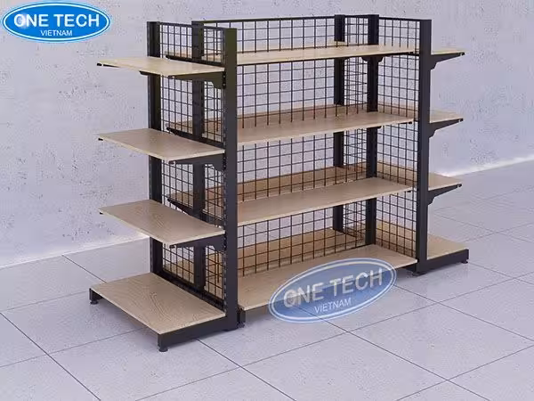 قفسه چوب و فلز 4 طبقه تیرکس