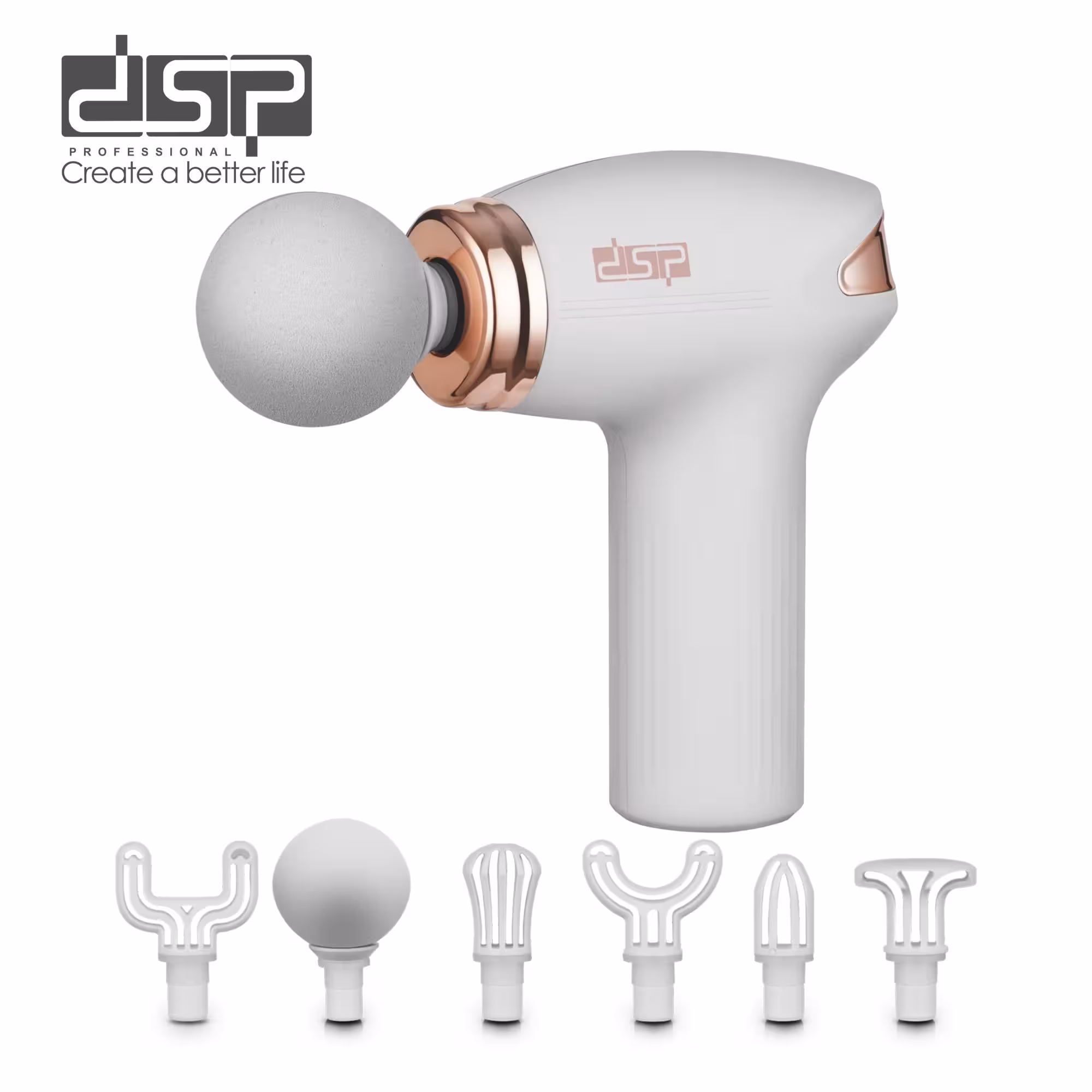 ماساژور تفنگی حرفه‌ای 6 سری مدل DSP-80173