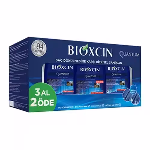 پک 3 عددی شامپو بیوکسین BIOXCIN مناسب موهای چرب حجم 300 میل