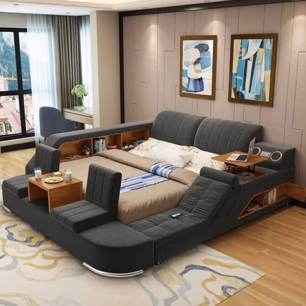 تخت خواب آپشنال  مدل کلاروس سایز 200 در 200 سانتیمتر