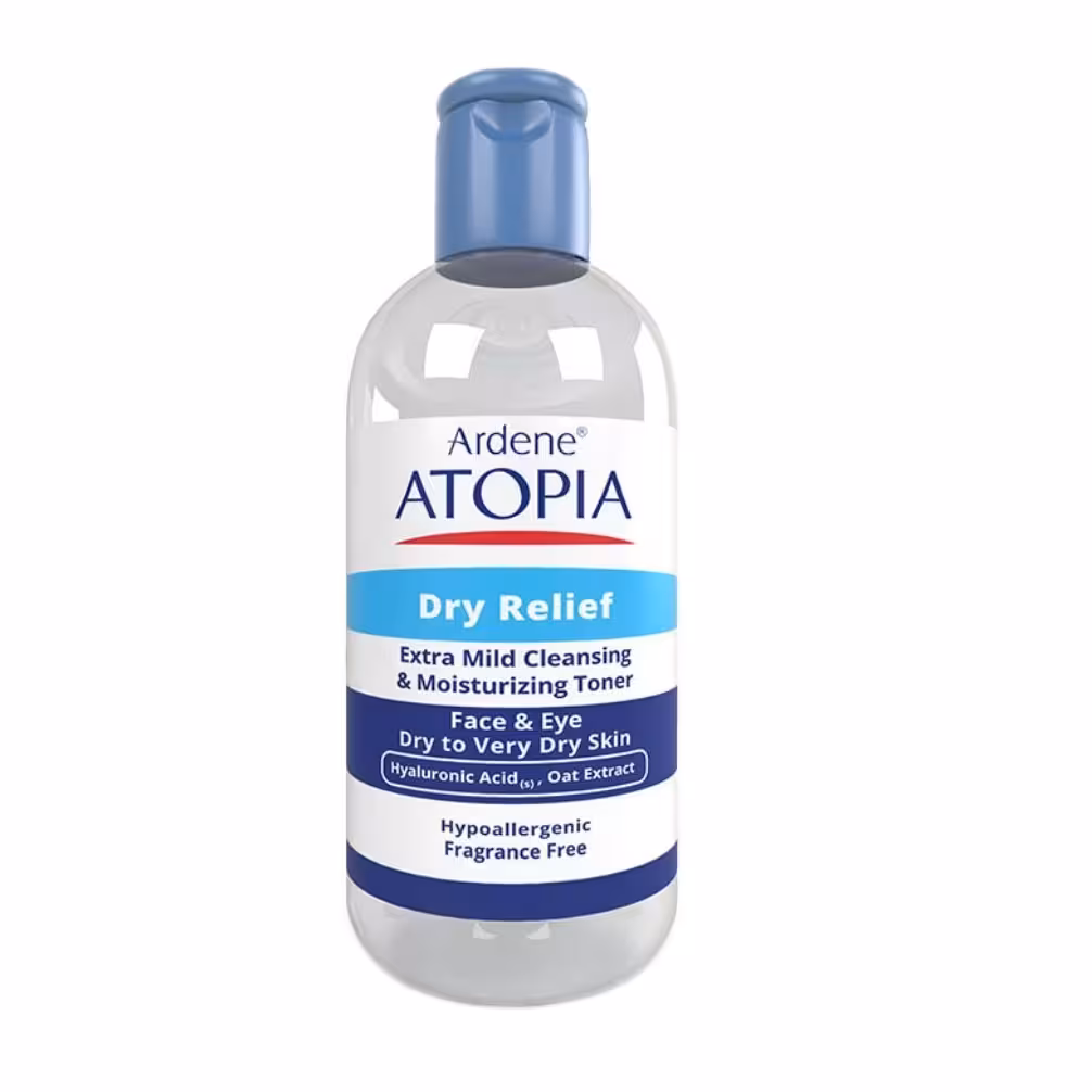 تونیک پاک کننده و مرطوب کننده بسیار ملایم صورت و اطراف چشم آتوپیا آردن 250ml