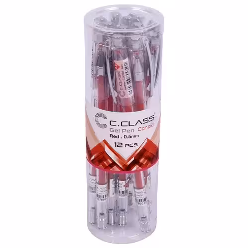 خودکار و روان نویس سی کلاس مدل candid بسته 12 عددی