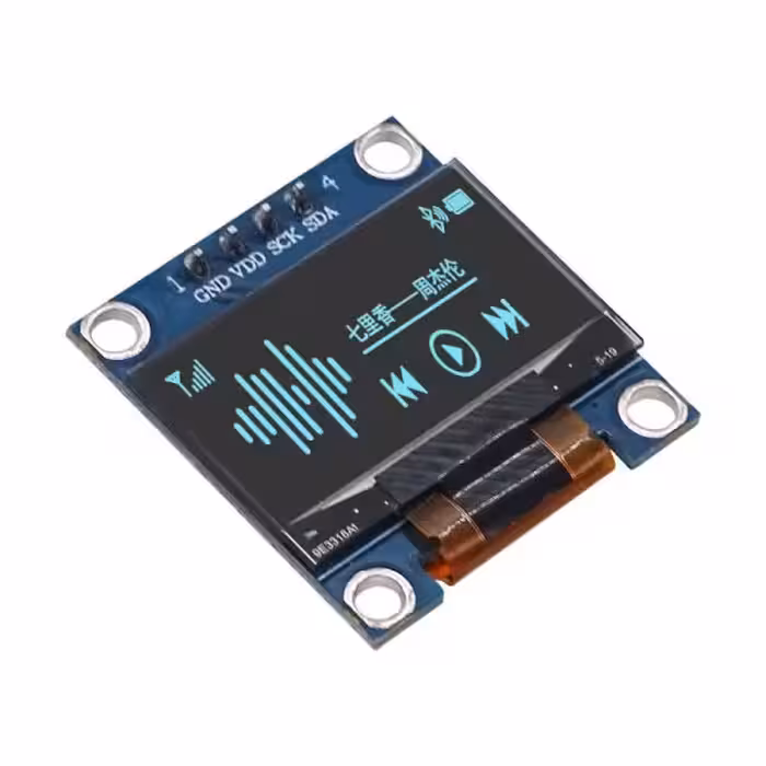 ماژول OLED 0.96 inch I2C آبی رزولیشن 128×32