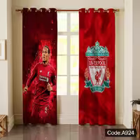 پرده پانچی مخمل چاپی پسرانه کد a 924
