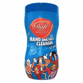 دستمال مرطوب دست و صورت کمر باریک Anti Bacterial دافی 70 برگی