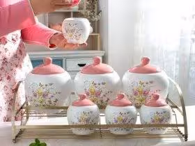 پاسماوری 7پارچه فلوریتا صورتی استنددار ریور کد 1001 H