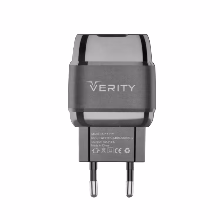 شارژر دیواری وریتی مدل AP-2123 همراه با کابل MicroUSB