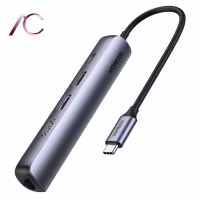 هاب 5 پورت USB-C یوگرین  10919 UGREEN CM418