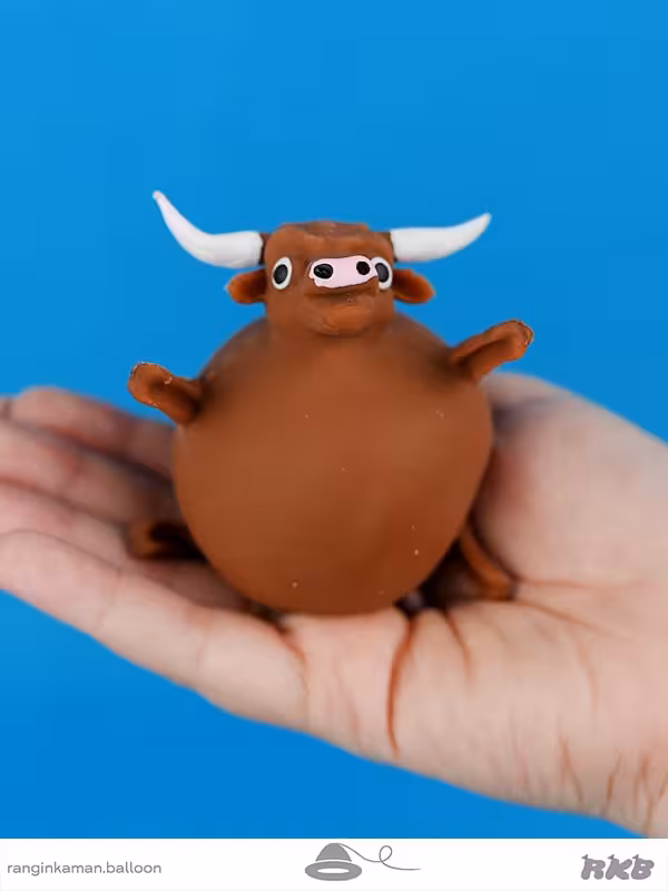 فیجت گاو قهوه ای خامه ای Brown cow fidget