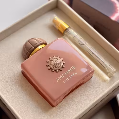 تستر ادوپرفیوم هاردباکس آمواج گایدنس | Amouage Guidance حجم 100 میل و دکانت 10 میل(هایکپی مستر کوالیتی)