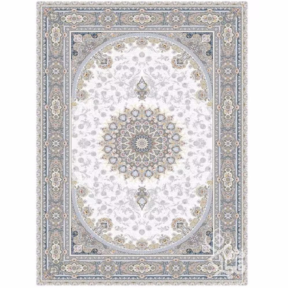 فرش طرح آرتا کرم 1500 شانه قیطران