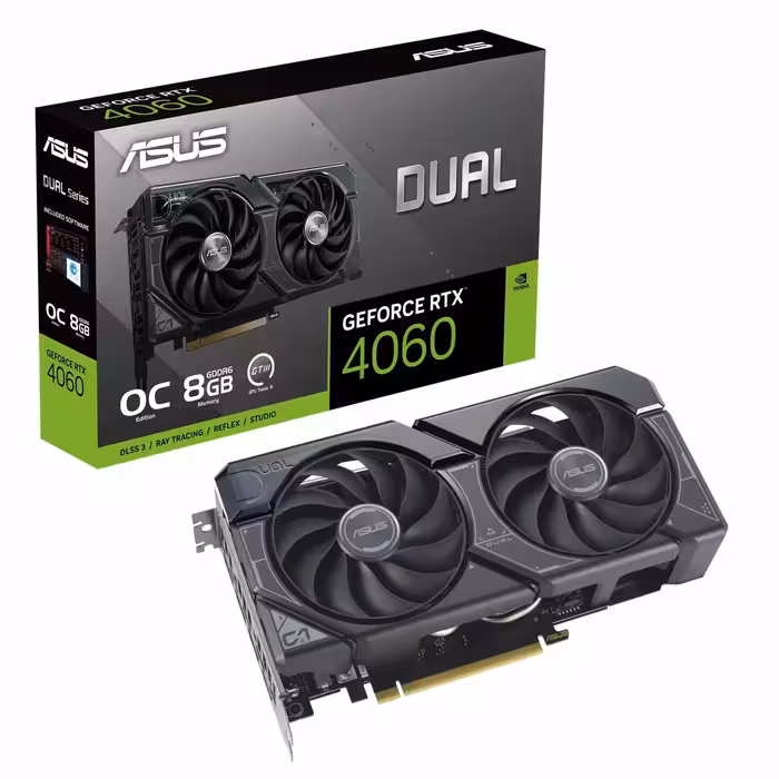کارت گرافیک ایسوس مدلDUAL RTX 4060 OC 8GB