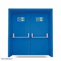 درب خروج اضطرای ضد حریق دو لنگه کد 616