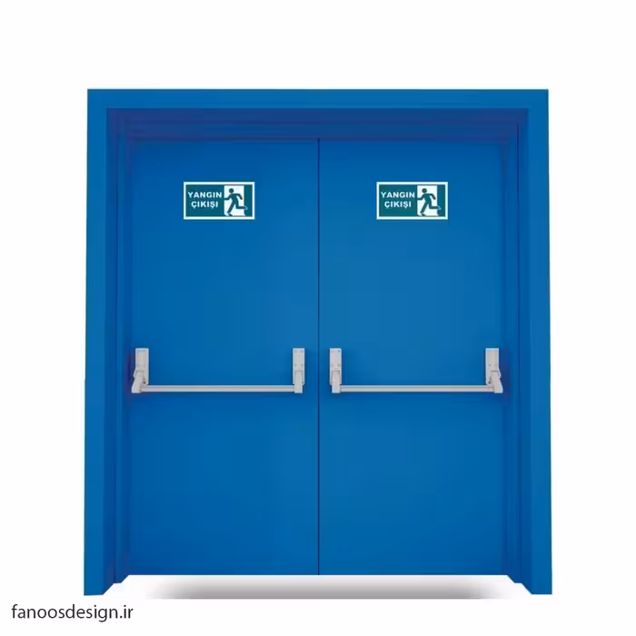 درب خروج اضطرای ضد حریق دو لنگه کد 616