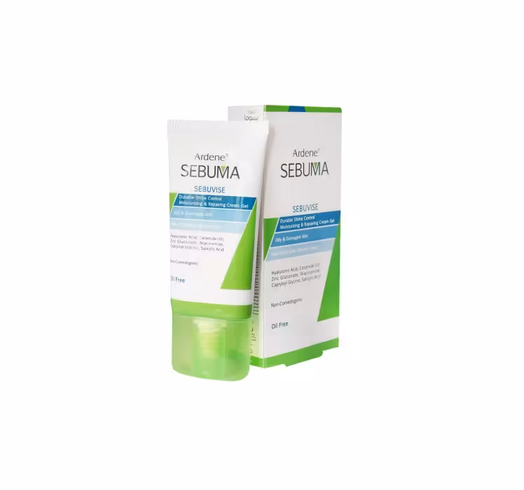 آردن سبوما کرم ژل مرطوب کننده وبازسازی کننده مناسب پوست چرب وآسیب دیده 40ML