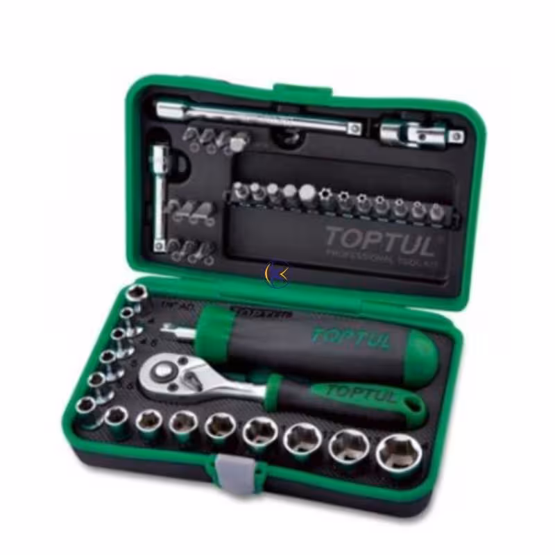 ست آچار بکس 41 عددی مدل GADW4101 تاپ تول TOPTUL