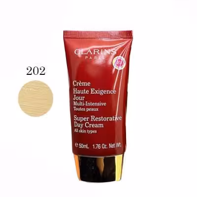کرم پودر تیوپی کلارنس CLARINS شماره 202