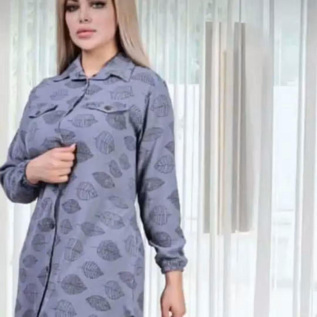 مانتو ابرو بادی زنانه طرح دار