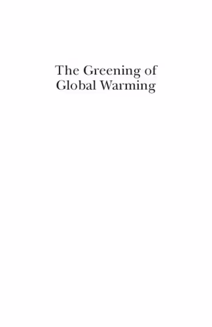خرید و دانلود نسخه کامل کتاب The Greening of Global Warming