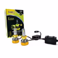 لامپ هدلایت سام مدل SUPER GOLD پایه H7 بسته دو عددی (گارانتی دار)
