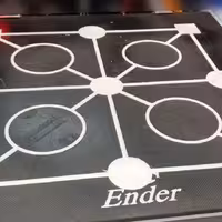 مدل سه بعدی STL) Bed Level test 230 x 230)