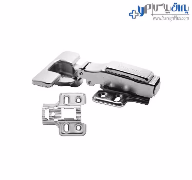 لولا کابینت اکو درب فشاری معکوس فنری روکار کلیپسی 110 درجه با پایه چهار پیچ فانتونی