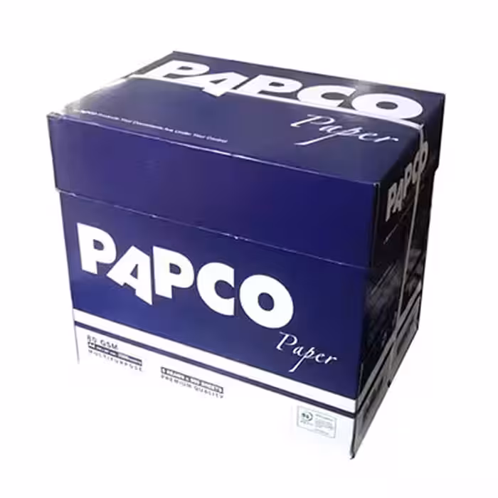 کاغذ 80 گرمی پاپکو سایز A4 بسته 5 عددی