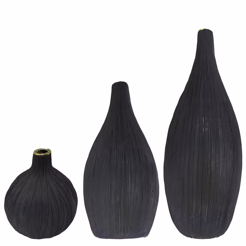 گلدان دکوری مدل سالونگ کد 135 مجموعه 3 عددی