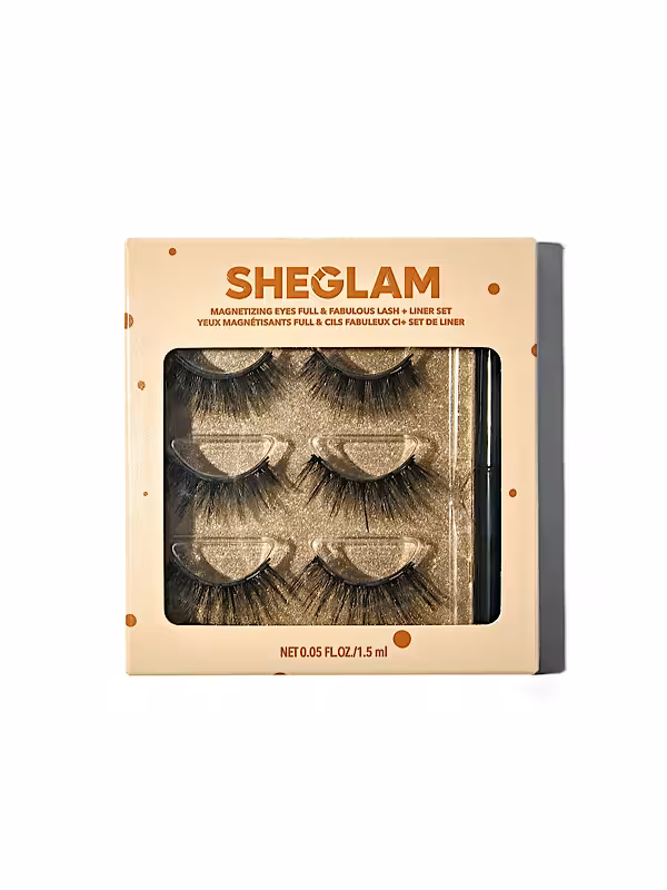 ست مژه و خط چشم Magnetizing Eyes Full & Fabulous  شیگلم SHEGLAM