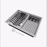 آبچکان استیل توکار مربع کنار سینک برند داسی