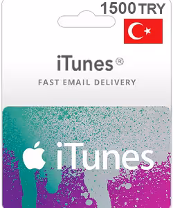 گیفت کارت آیتونز 1500 لیر ترکیه