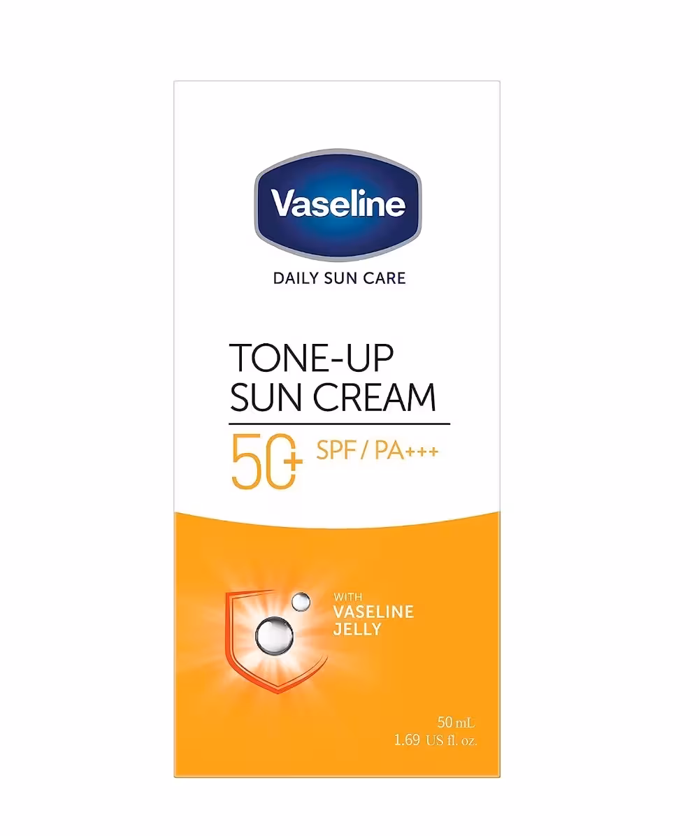 ضد آفتاب کرمی تون آپ وازلین روشن کننده حجم 50 میل Vaseline
