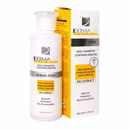 شامپو کراتینه روزانه درمالیست 200ml