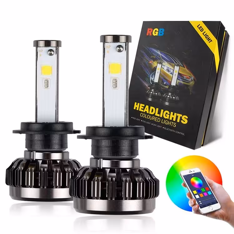 هدلایت RGB Bluetooth